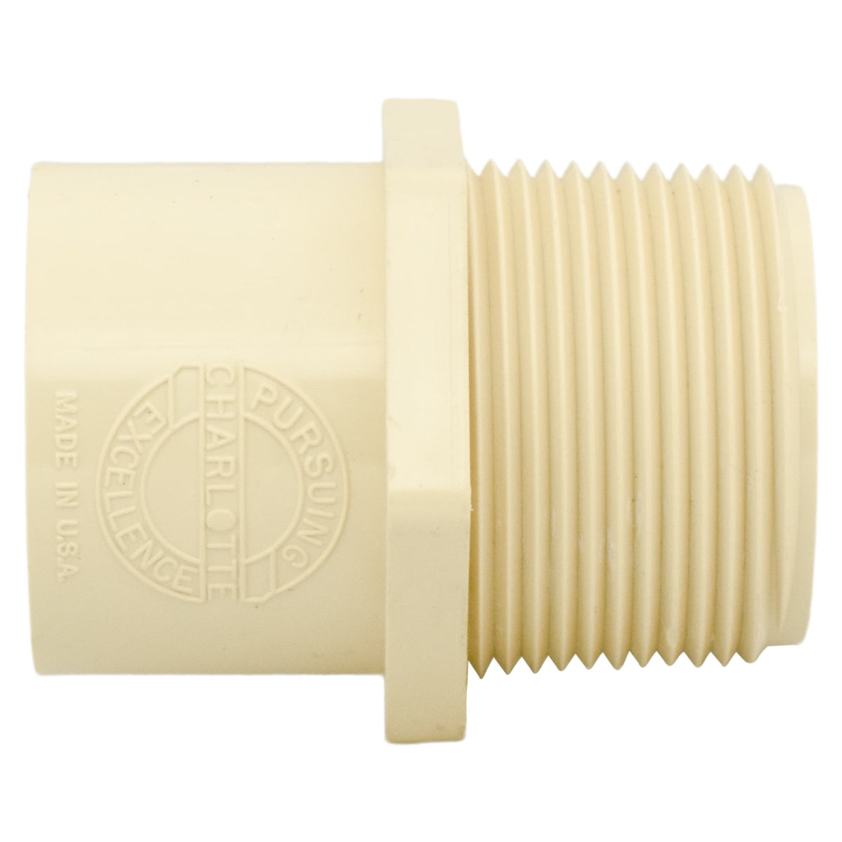 Charlotte Pipe 1-1/4" - CPVC Adapter (Male) - Slip xMIP