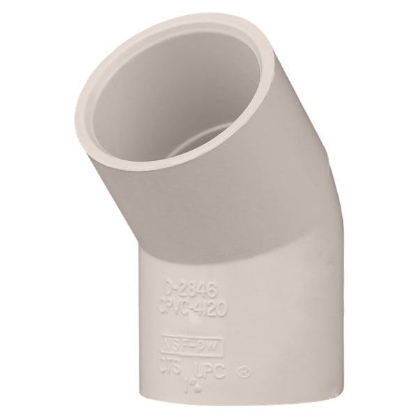 1" - CPVC Elbow - 45° - Slip x Slip