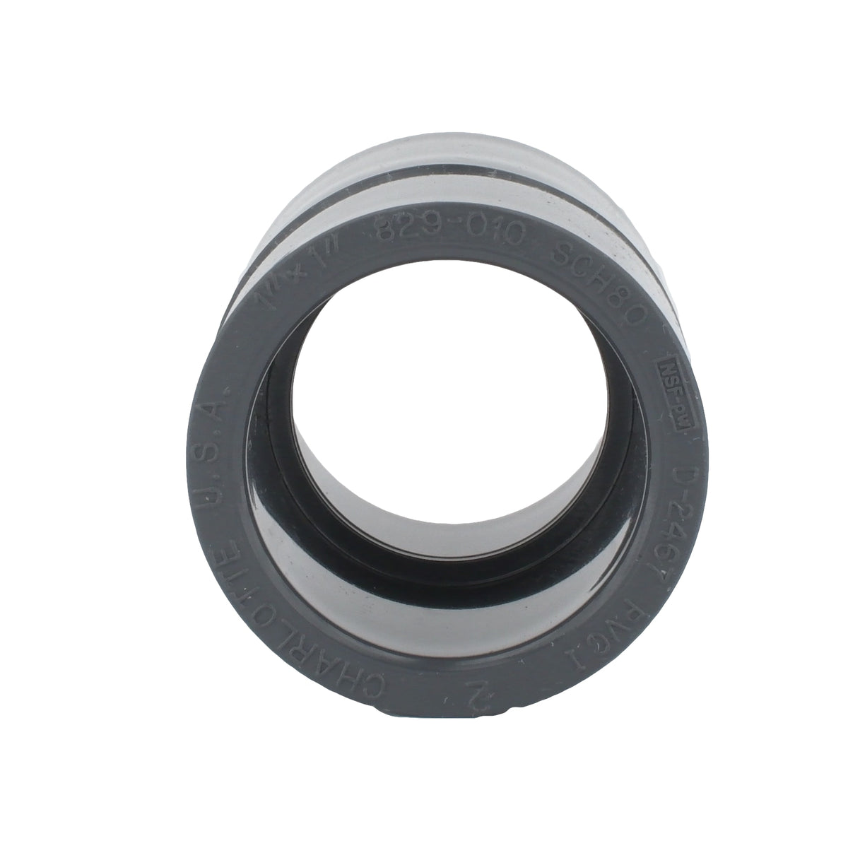 Charlotte Pipe 1" PVC SCH80 Coupling - Socket x Socket
