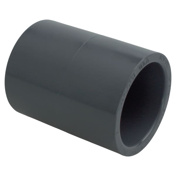 1-1/4" PVC SCH80 Coupling - Socket x Socket