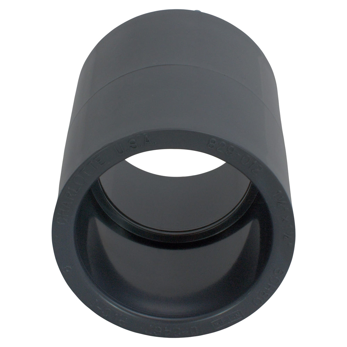 Charlotte Pipe 1-1/4" PVC SCH80 Coupling - Socket x Socket