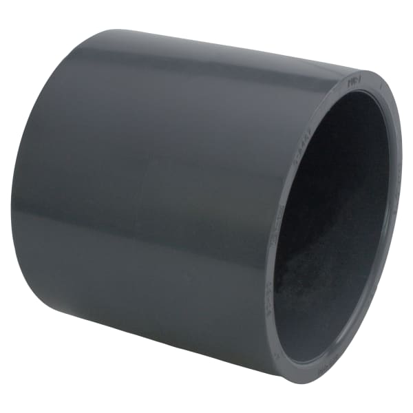 4" PVC SCH80 Coupling - Socket x Socket