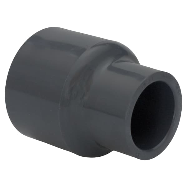 1-1/2" x 1" PVC SCH80 Coupling - Socket x Socket