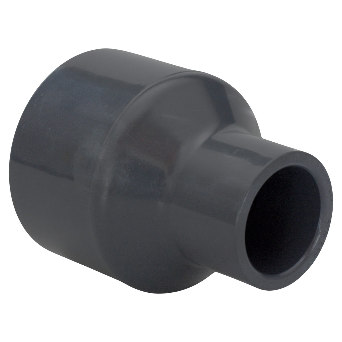 Charlotte Pipe PVC-08100-6400 2" x 1" PVC SCH80 Reducing Coupling - Socket x Socket
