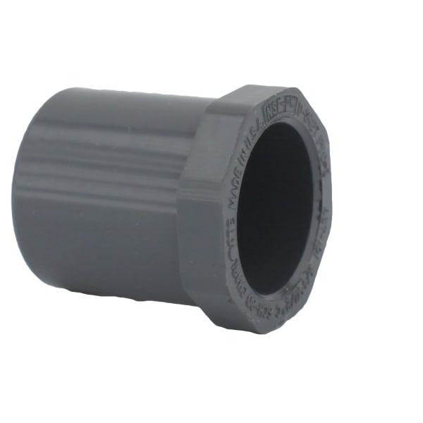 3/4" x 1/2" PVC SCH80 Bushing - Spigot x Socket