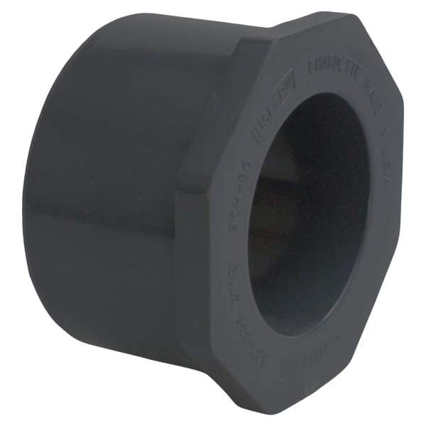 3" x 2" PVC SCH80 Bushing - Spigot x Socket