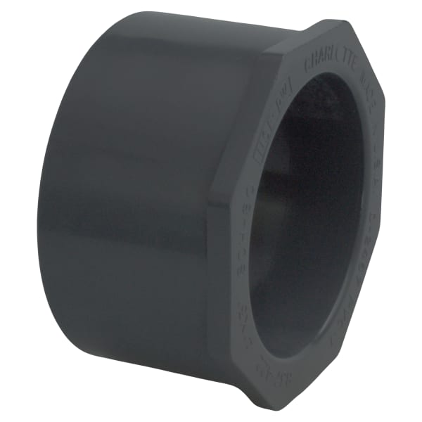 4" x 3" PVC SCH80 Bushing - Spigot x Socket