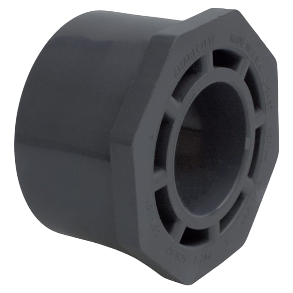 3" x 1-1/2" PVC SCH80 Bushing - Spigot x Socket