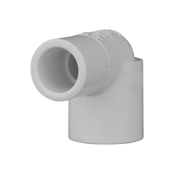 1/2" PVC SCH40 90° Street Elbow - Socket x Spigot