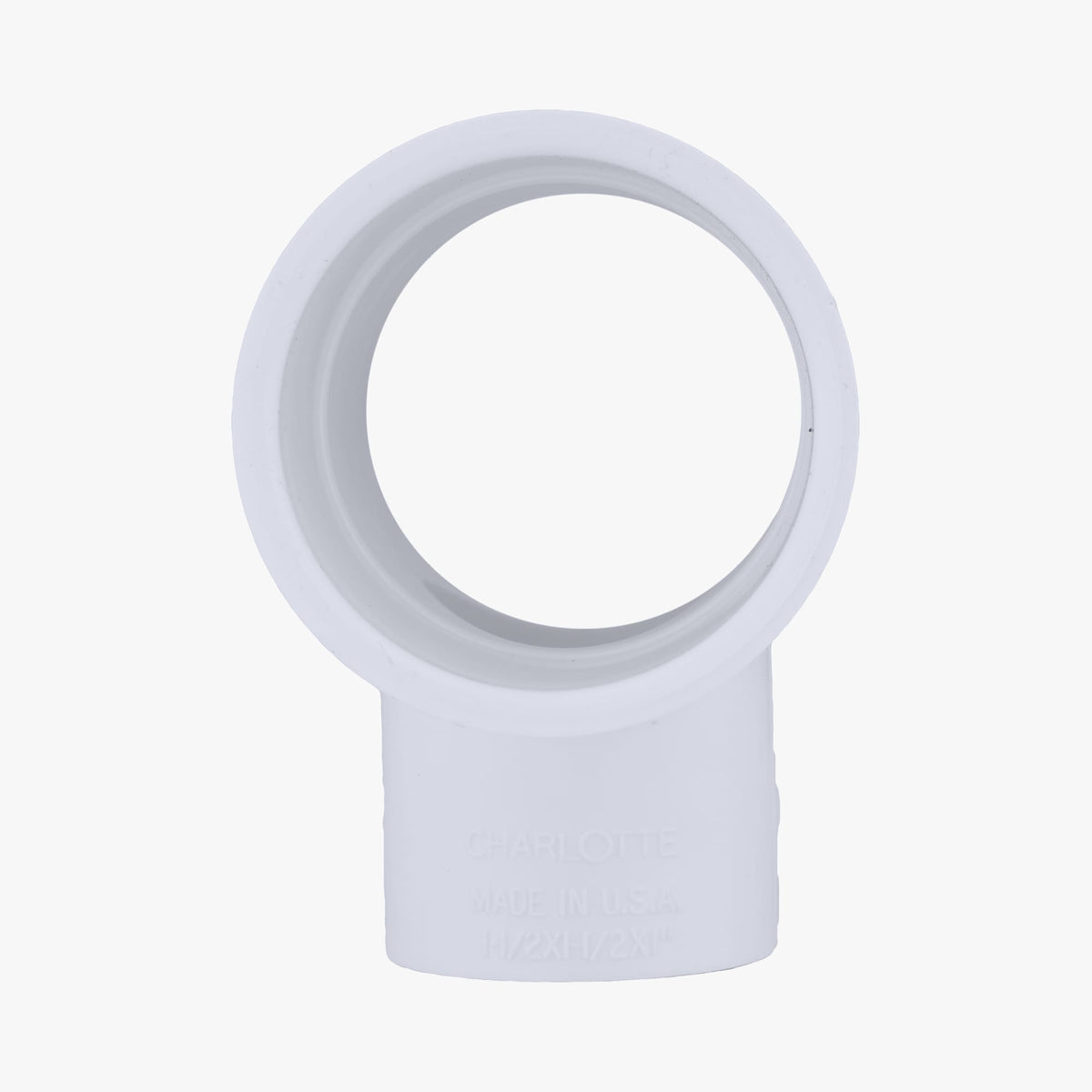 Charlotte Pipe 1-1/2" x 1-1/2" x 1" PVC SCH40 Tee - All Socket