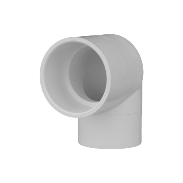 2" PVC SCH40 90° Street Elbow - Socket x Spigot