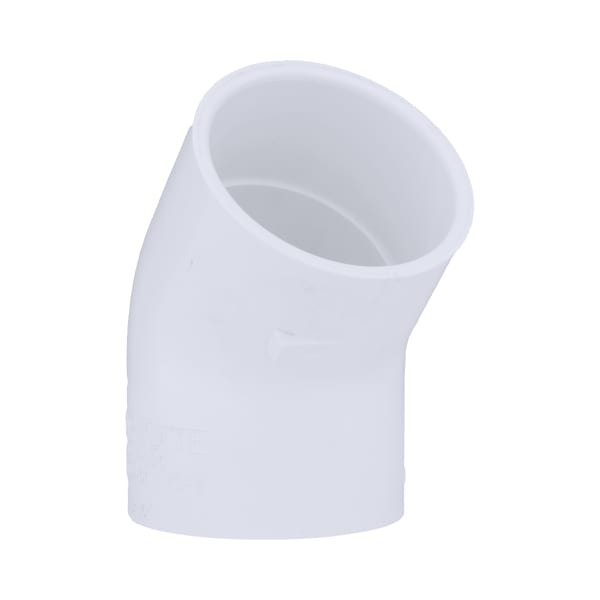 2-1/2" PVC SCH40 45° Elbow - Socket x Socket