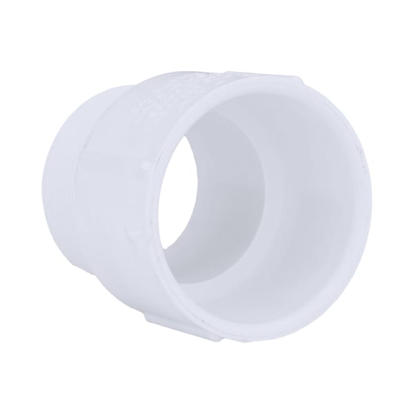 2-1/2" PVC SCH40 Male Adapter - Socket x MPT