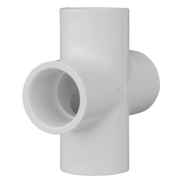 1/2" PVC SCH40 Cross - All Socket