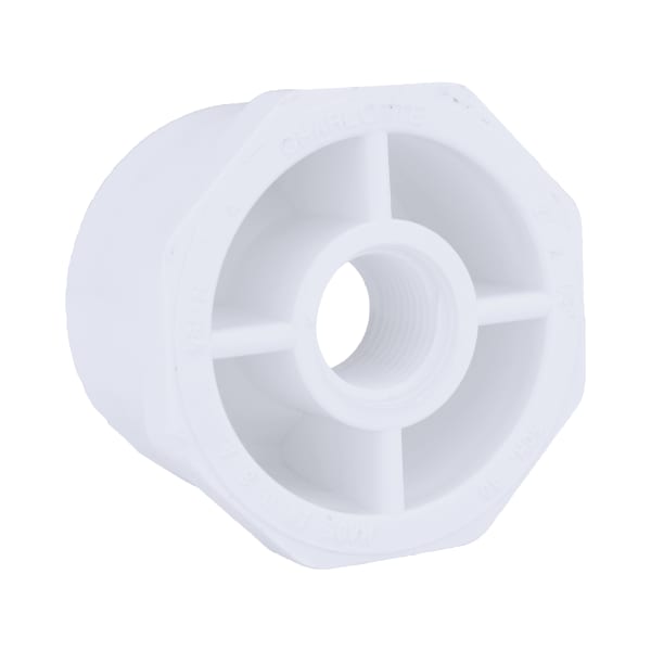 2" x 1/2" PVC SCH40 Bushing - Spigot x FPT