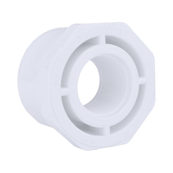 2" x 1" PVC SCH40 Bushing - Spigot x FPT