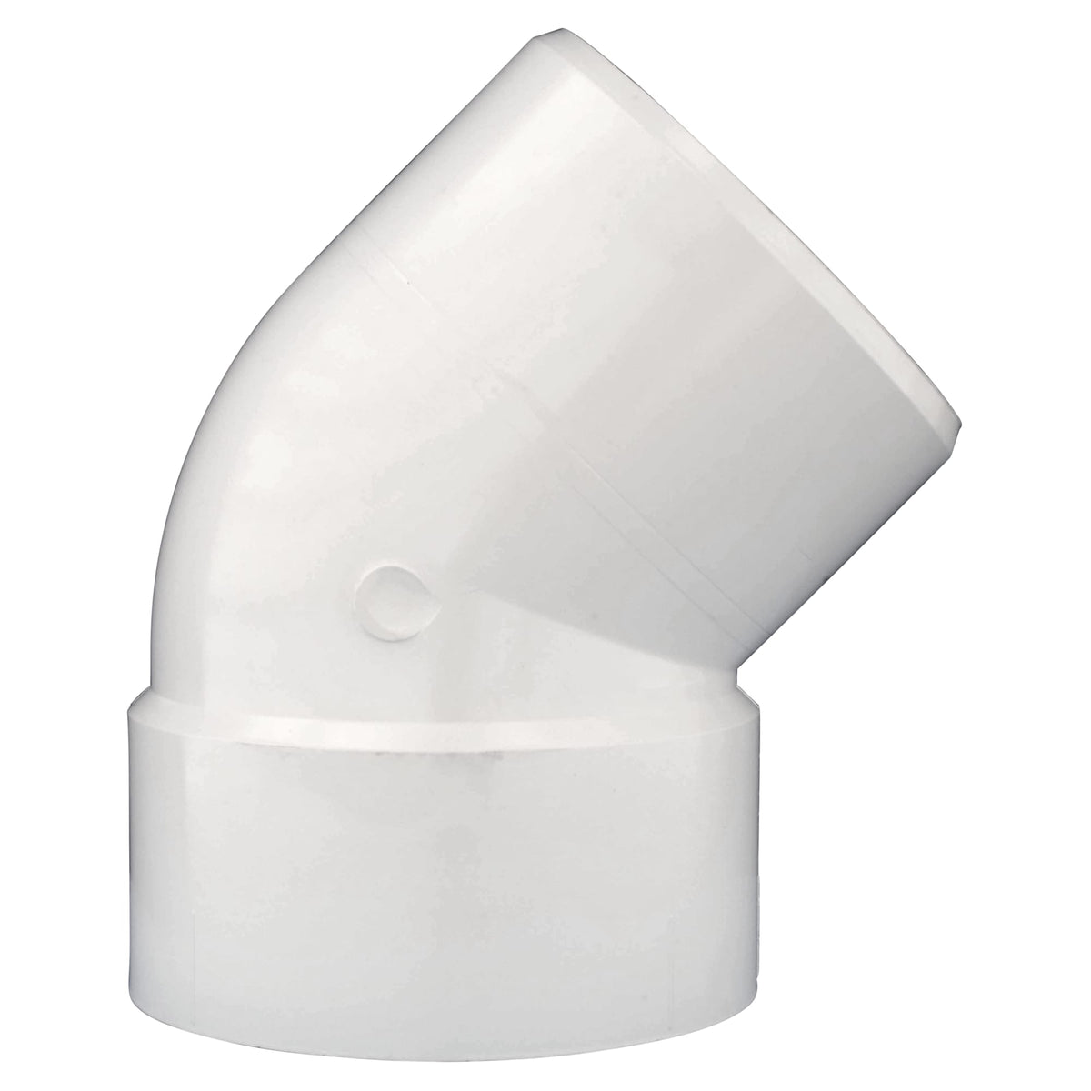 Charlotte Pipe PVC-00323-2000 10" PVC DWV 45° Street Elbow - H x Spigot
