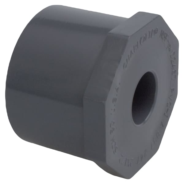 2" x 1/2" PVC SCH80 Bushing - Spigot x Socket
