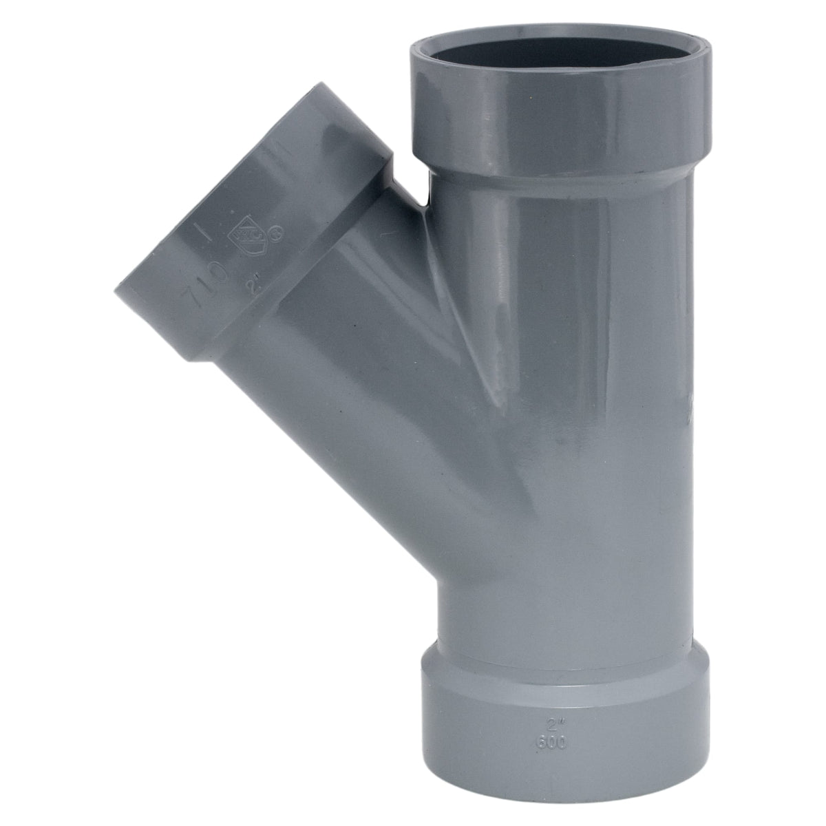 Charlotte Pipe 2" Wye All Hub CPVC Chemical Drainage Fitting