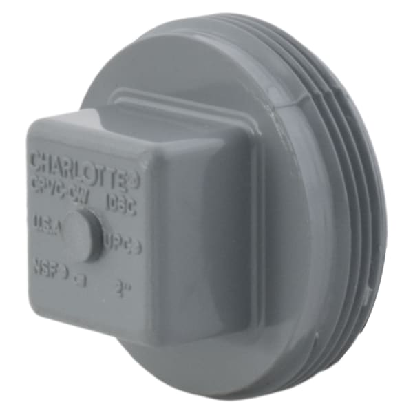 2" Cleanout Plug MIP CPVC Chemical Drainage Fitting