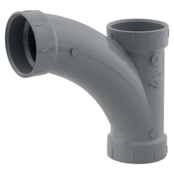 2" Combination Wye All Hub CPVC Chemical Drainage Fitting