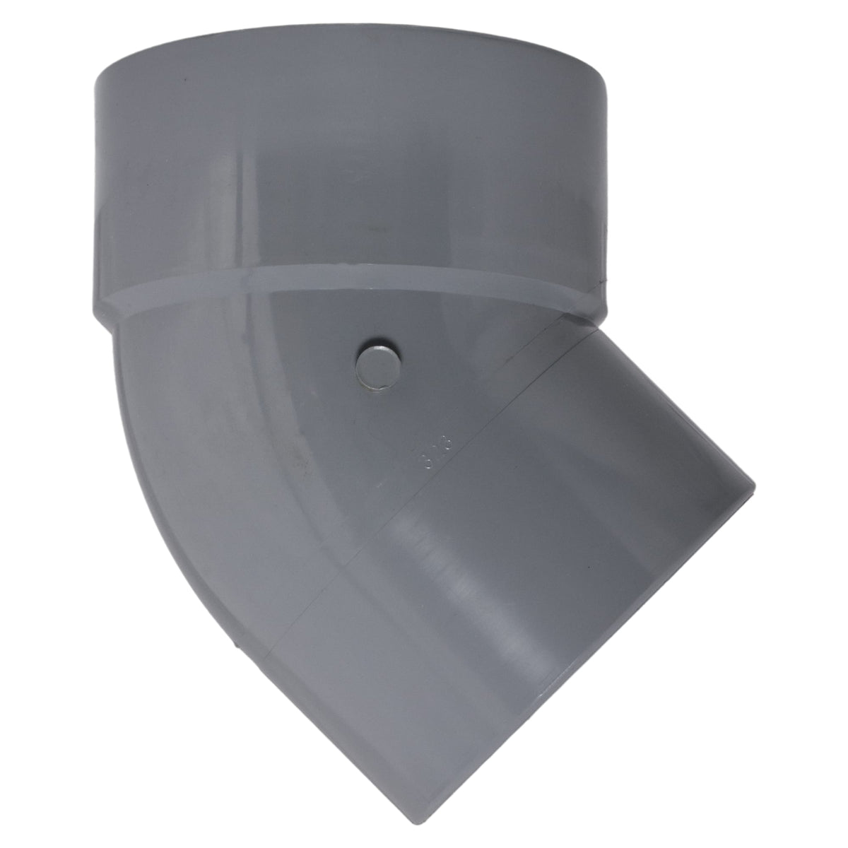 Charlotte Pipe 8" 45 Deg Street Elbow Spigot x Hub CPVC Chemical Drainage Fitting