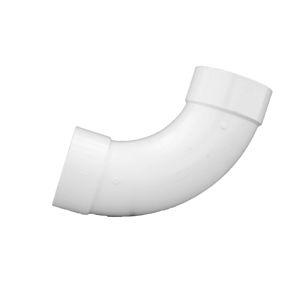Charlotte Pipe 6" PVC DWV 90° Long Turn Elbow - H x H