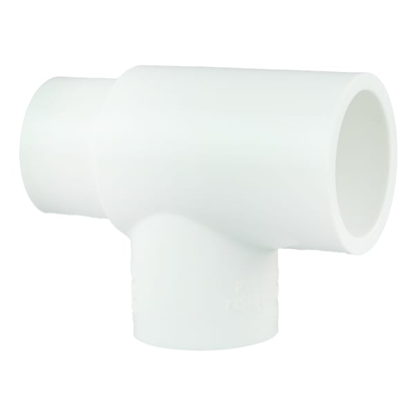 3/4" x 1/2" x 1/2" PVC SCH40 Tee - All Socket