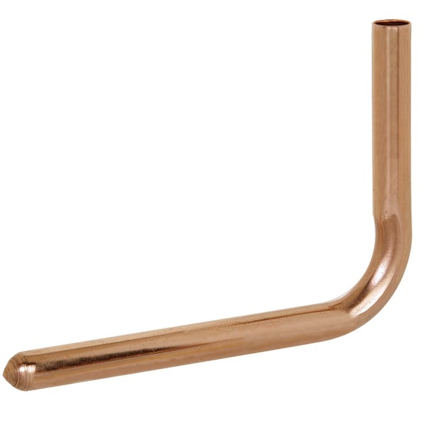 1/2" x 6" x 7" Male Sweat Tub Spout Elbow with Nailing Flange