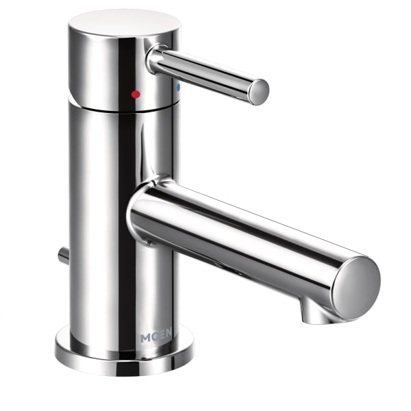 Moen Align Single Hole Single-Handle Low-Arc Bathroom Faucet in Chrome