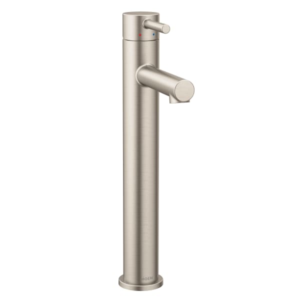 Moen Align Single Hole 1-Handle Bathroom Faucet in Brushed Nickel