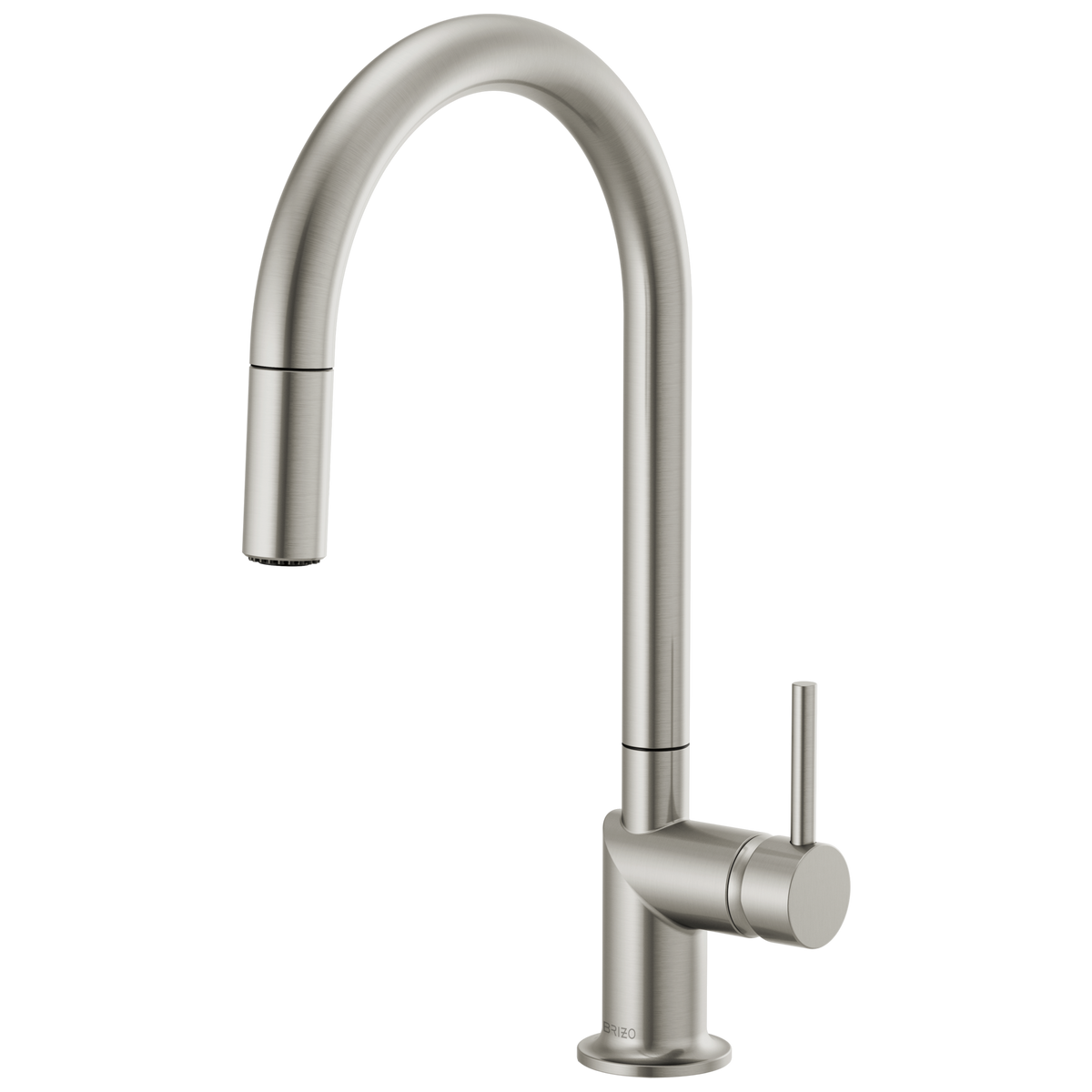 Brizo 63075LF-SSLHP Odin® Pull-Down Faucet with Arc Spout Less Handle Stainless