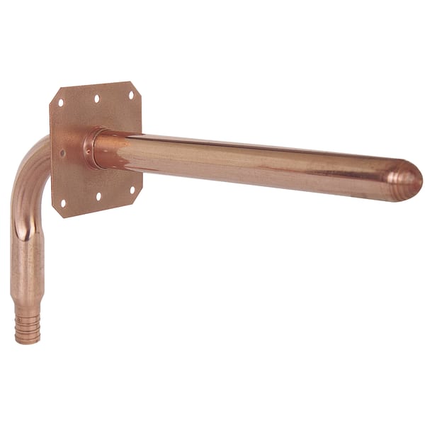 1/2" x 3-1/2" x 6" PEX F1870 Stub Out Elbow with Nail Flange