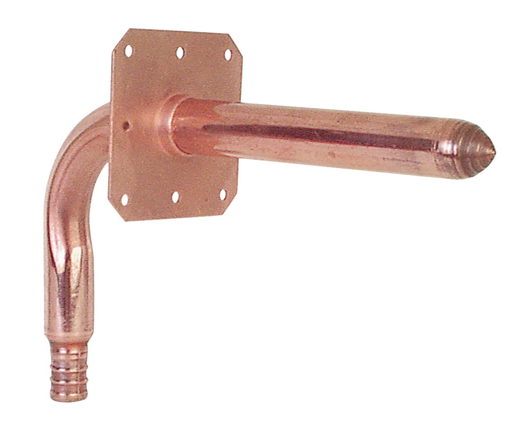 Sioux Chief 630X348E 3/4" x 4" x 8" F1807 Stub Out Elbow with Nail Flange