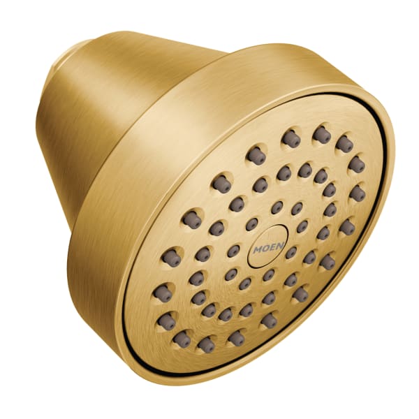 Moen Level Single Function Eco-Performance Showerhead in Brushed Gold
