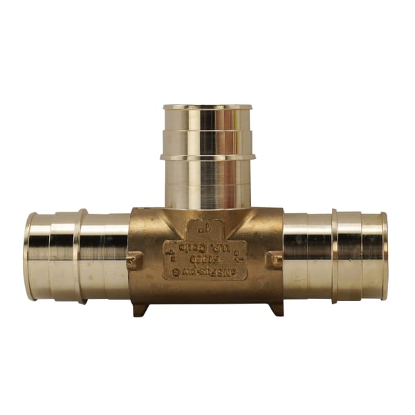1" PEX F1960 Tee Brass