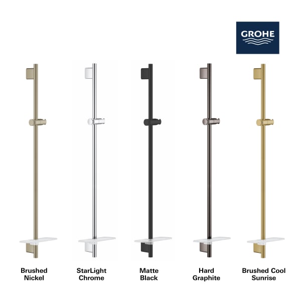 36" Shower Slide Bar in GROHE HARD GRAPHITE