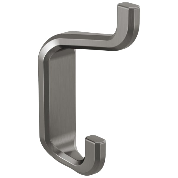 Brizo Levoir™ Double Robe Hook Luxe Steel