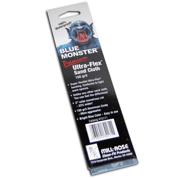 2" x 8" BLUE MONSTER SANDCLOTH - 10 STRI