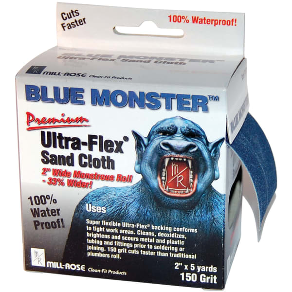 2" X 10 YARD BLUE MONSTER SANDCLOTH