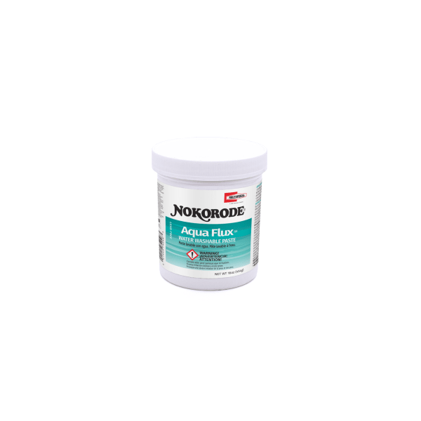 Nokorode 74046 Aqua Flux Paste, Easy Application, Water Flushable, 16 oz.