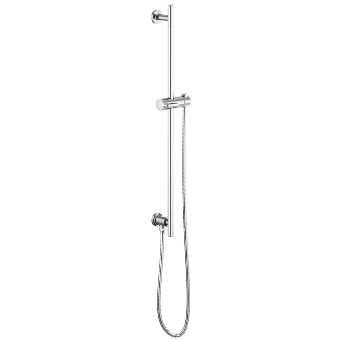 Brizo 74792-PC Essential™ Linear Round Slide Bar with Hose Chrome
