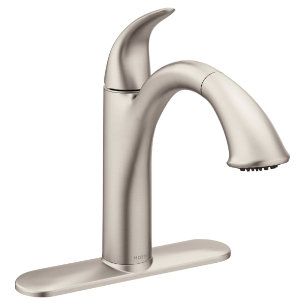 Moen Camerist Single-Handle Pull-Out Sprayer Kitchen Faucet in Spot Resist Stainless