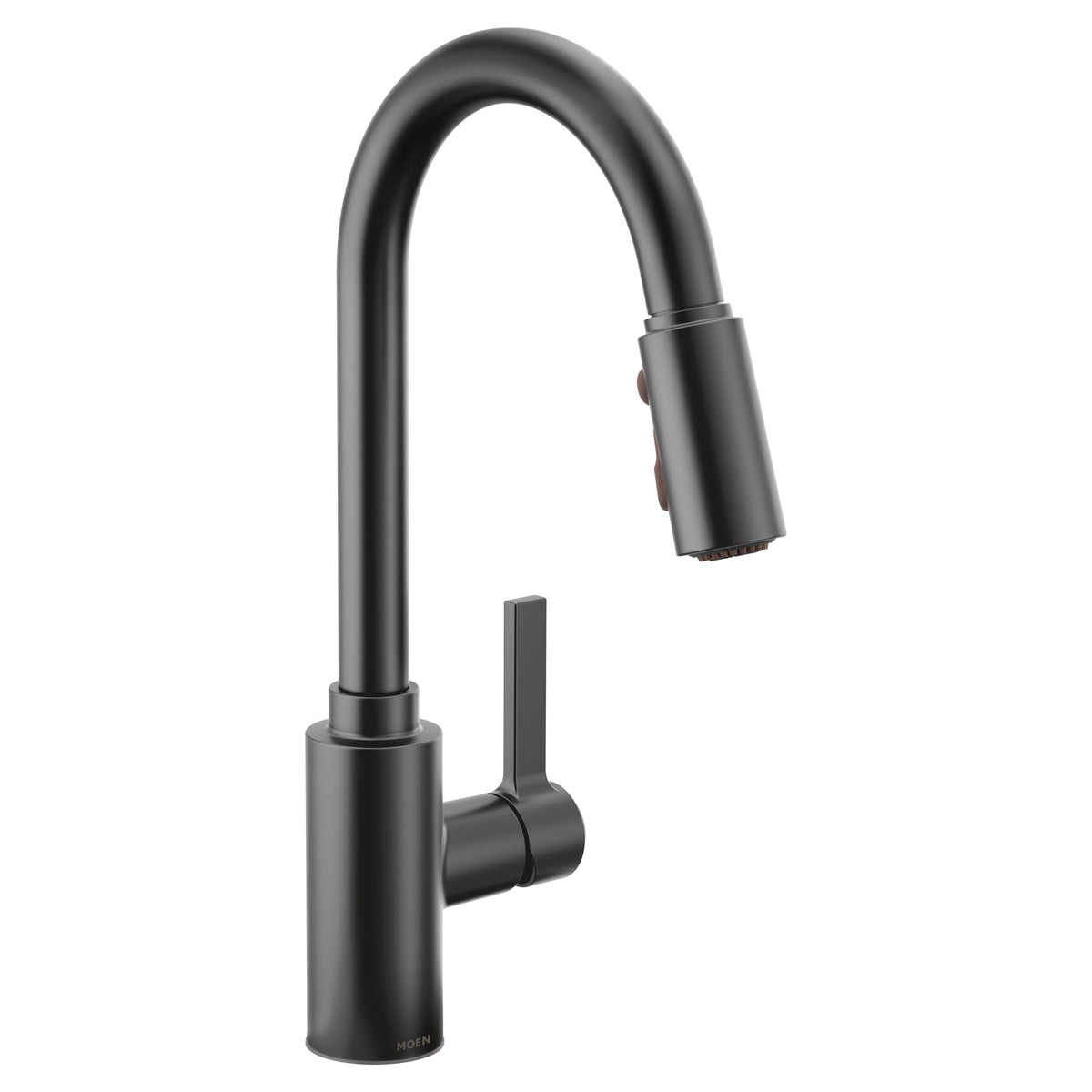Moen 7882BL Genta LX Single-Handle Pull-Down Sprayer Kitchen Faucet with Reflex in Matte Black