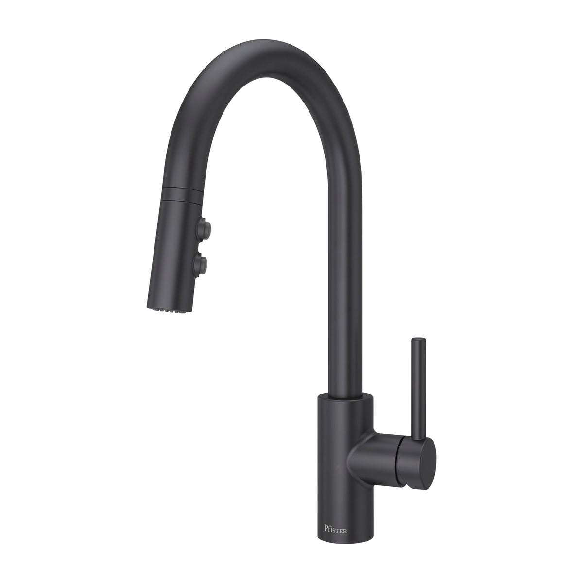 Pfister Faucets LG529SAB Stellen Single-Handle Pull-Down Kitchen Faucet in Matte Black
