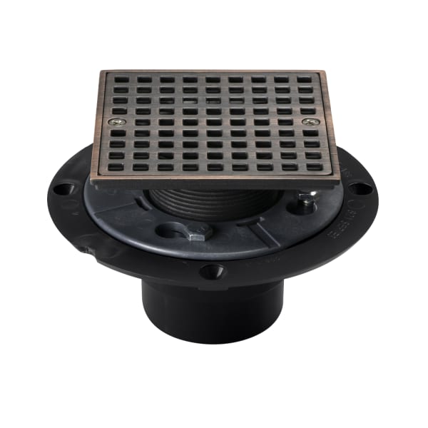 Shower Drain - Square Grate ABS