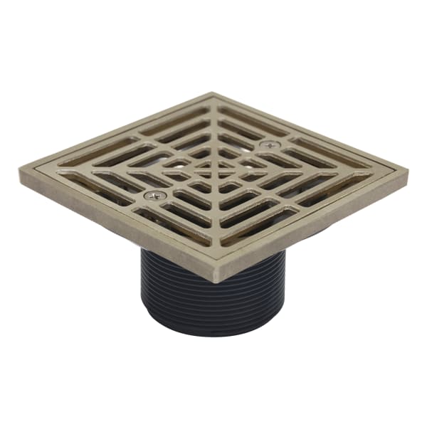 4-1/2" Nickel Bronze Square Grate
