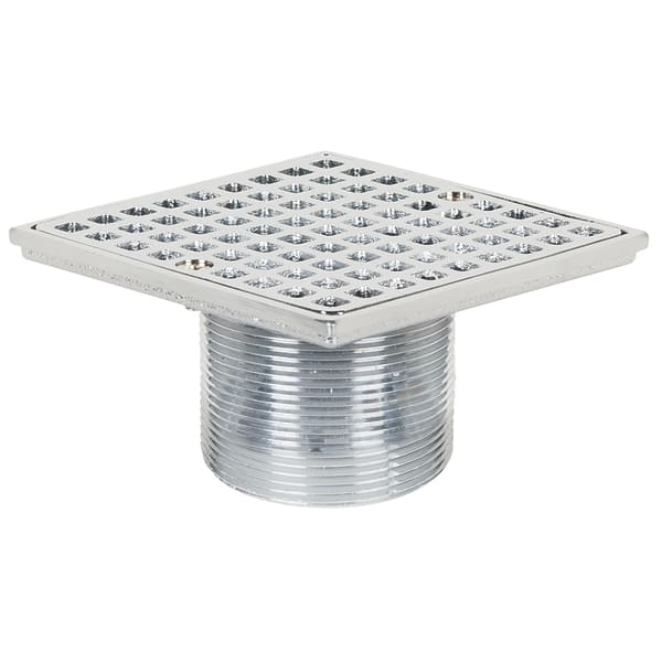 4-1/8" Square Strainer Chrome