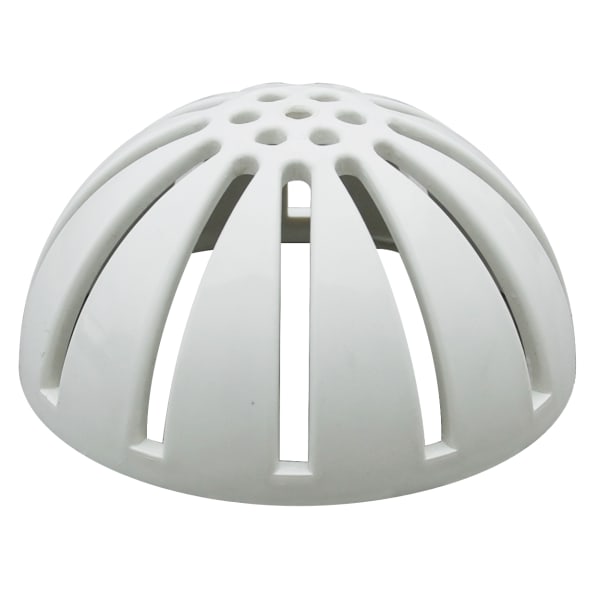 ABS Dome Bottom Strainer White
