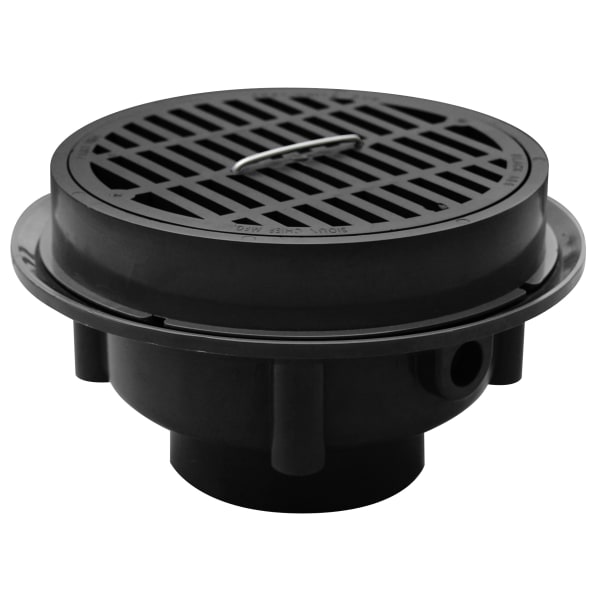 2" Solvent Weld General Purpose Floor Drain - Gray ABS Finish